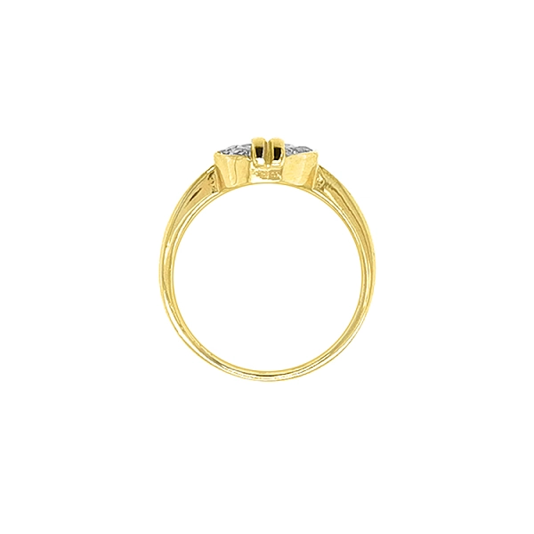 Nhẫn vàng đính đá zircon
