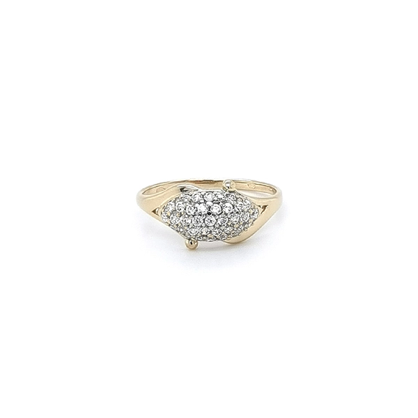 Nhẫn vàng đính đá zircon