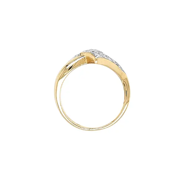 Nhẫn vàng đính đá zircon