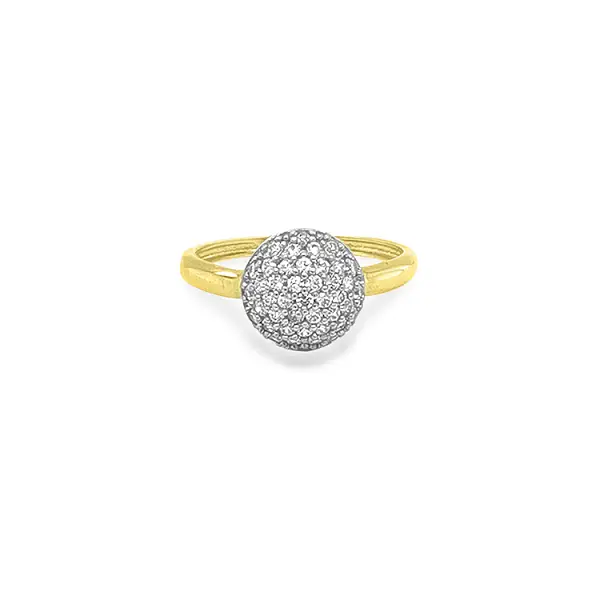 Nhẫn vàng đính đá zircon