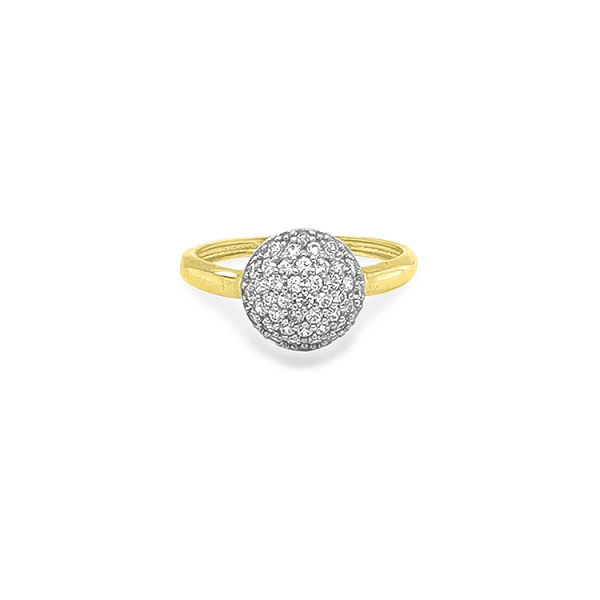 Nhẫn vàng đính đá zircon
