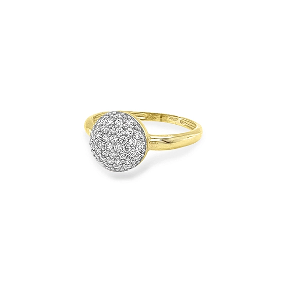 Nhẫn vàng đính đá zircon