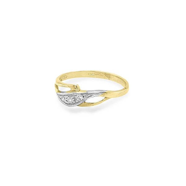 Nhẫn vàng đính đá zircon