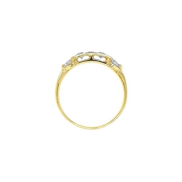 Nhẫn vàng đính đá zircon