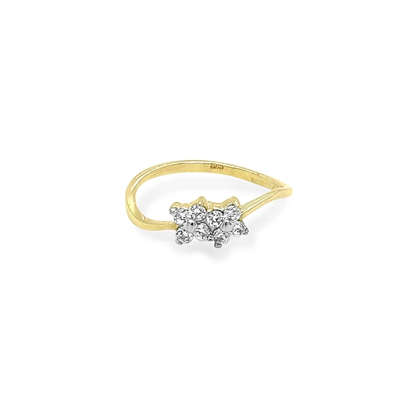 Nhẫn vàng đính đá zircon