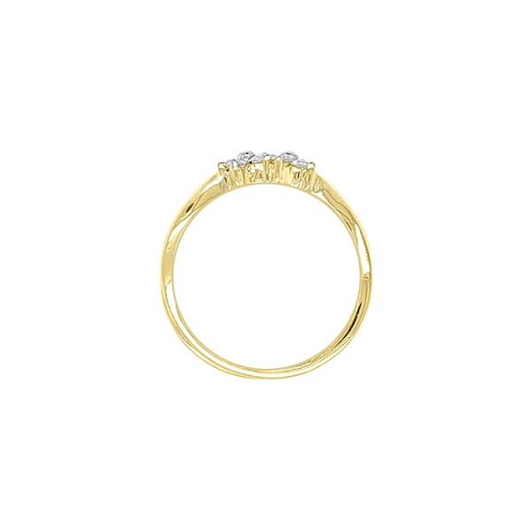 Nhẫn vàng đính đá zircon