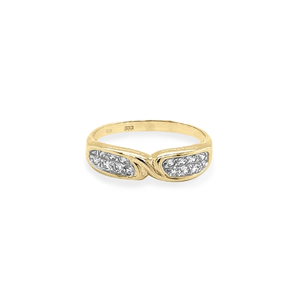 Nhẫn vàng đính đá zircon