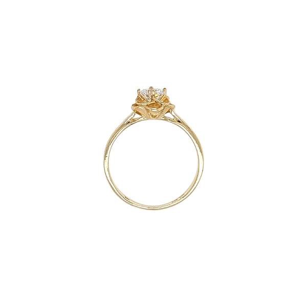 Nhẫn vàng đính đá zircon