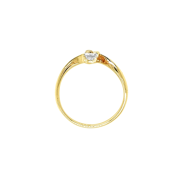 Nhẫn vàng đính đá zircon