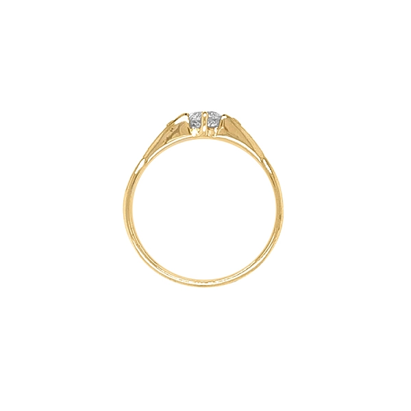 Nhẫn vàng đính đá zircon