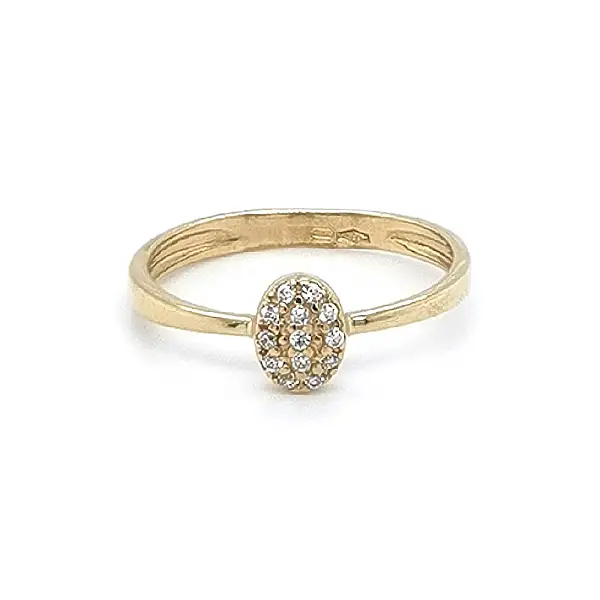 Nhẫn vàng đính đá zircon