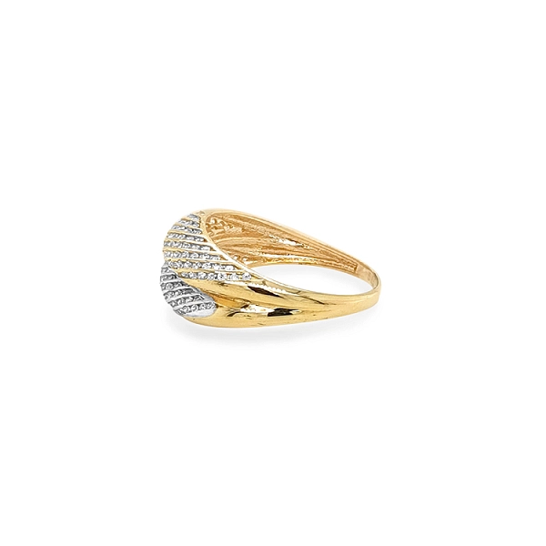 Nhẫn vàng đính đá zircon