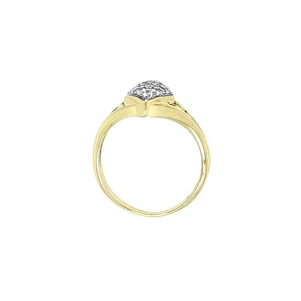 Nhẫn vàng đính đá zircon