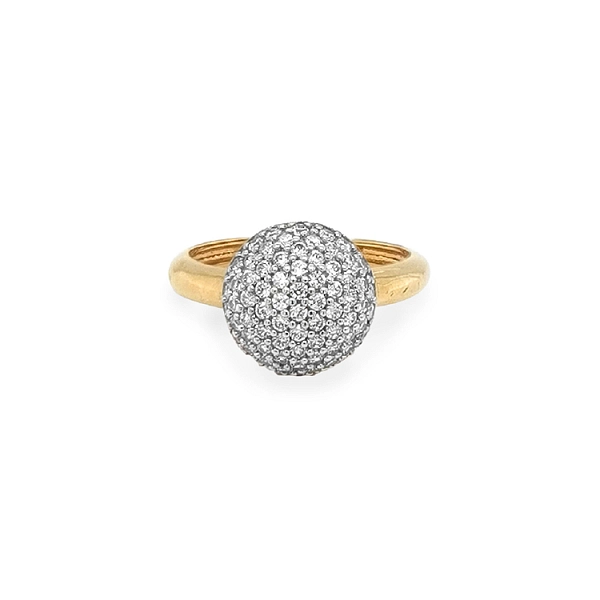 Nhẫn vàng đính đá zircon
