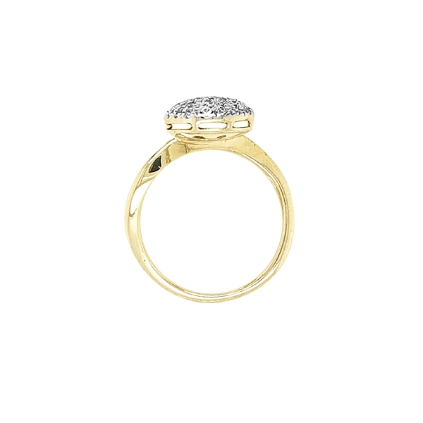 Nhẫn vàng đính đá zircon