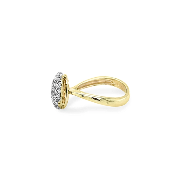 Nhẫn vàng đính đá zircon