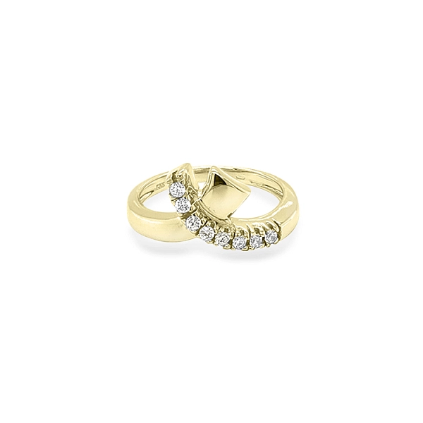 Nhẫn vàng đính đá zircon