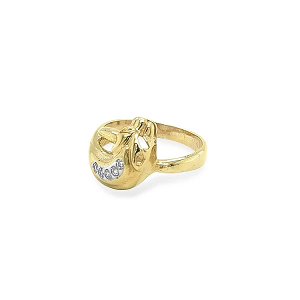 Nhẫn vàng đính đá zircon