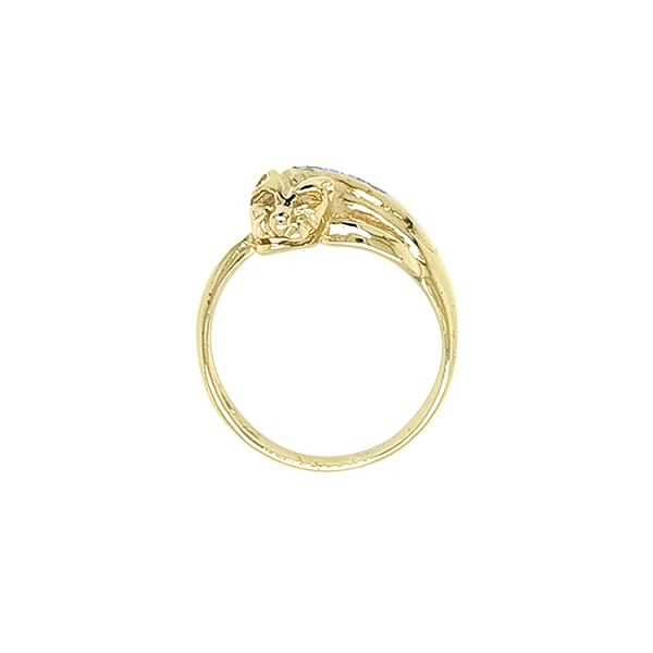 Nhẫn vàng đính đá zircon