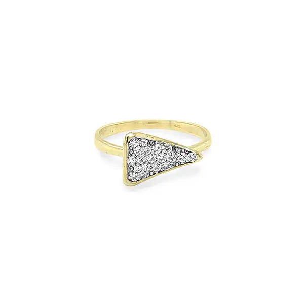 Nhẫn vàng đính đá zircon