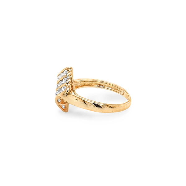 Nhẫn vàng đính đá zircon