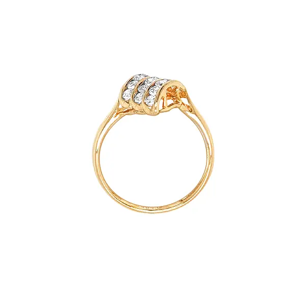 Nhẫn vàng đính đá zircon