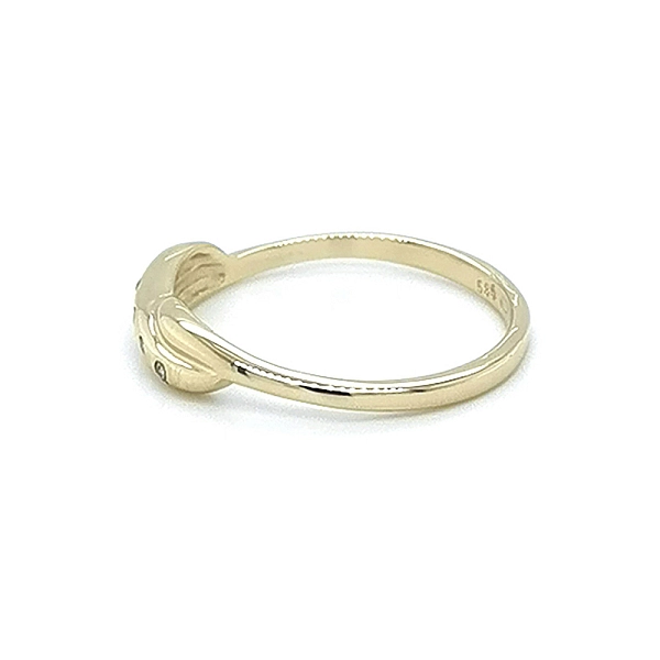 Nhẫn vàng đính đá zircon