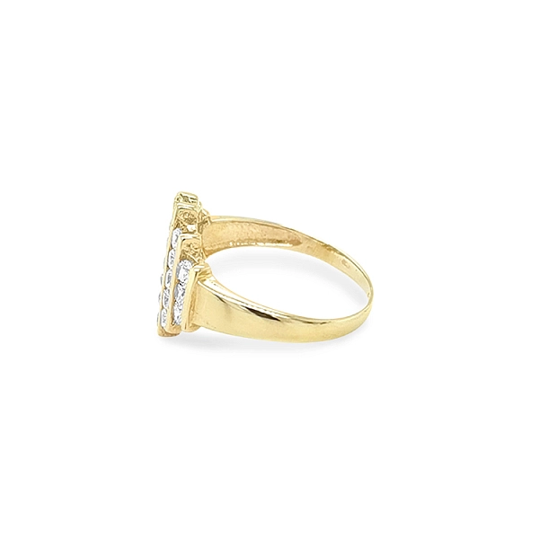 Nhẫn vàng đính đá zircon