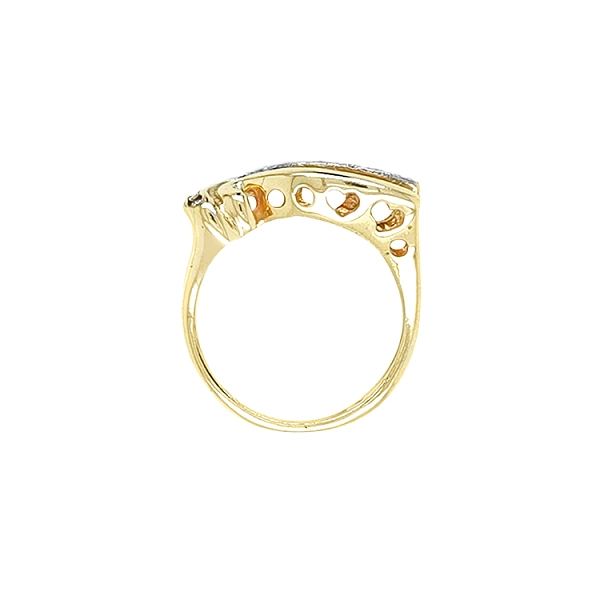 Nhẫn vàng đính đá zircon