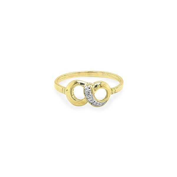 Nhẫn vàng đính đá zircon