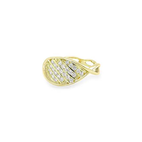 Nhẫn vàng đính đá zircon
