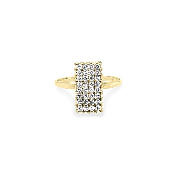 Nhẫn vàng đính đá zircon
