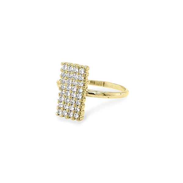Nhẫn vàng đính đá zircon