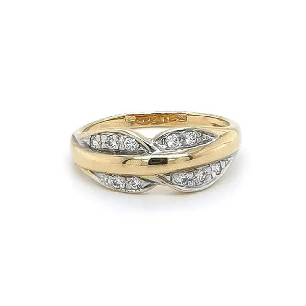 Nhẫn vàng đính đá zircon