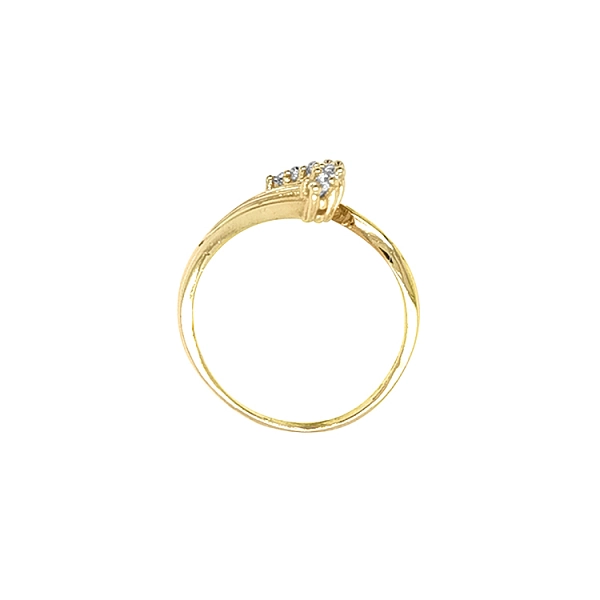 Nhẫn vàng đính đá zircon