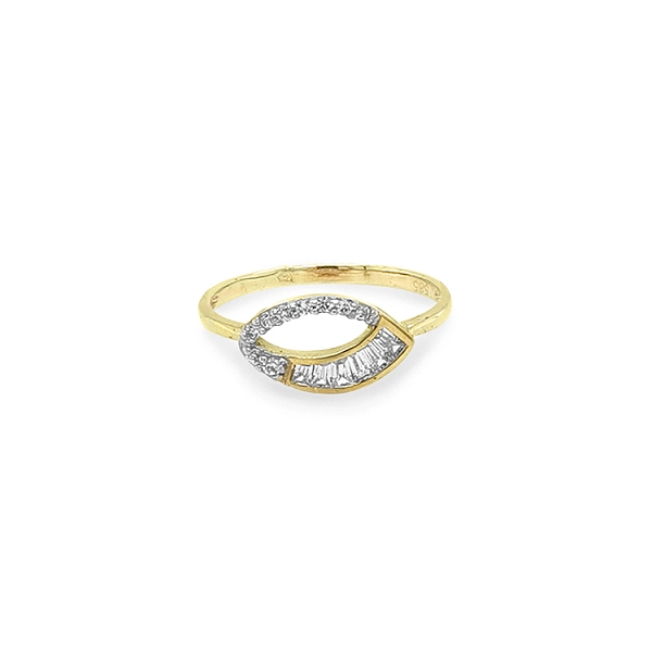 Nhẫn vàng đính đá zircon