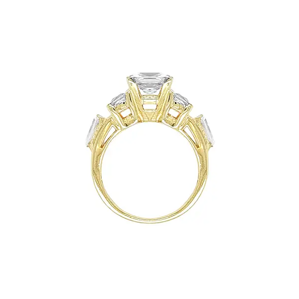 Nhẫn vàng đính đá zircon