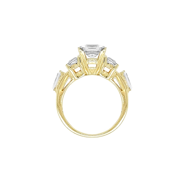Nhẫn vàng đính đá zircon