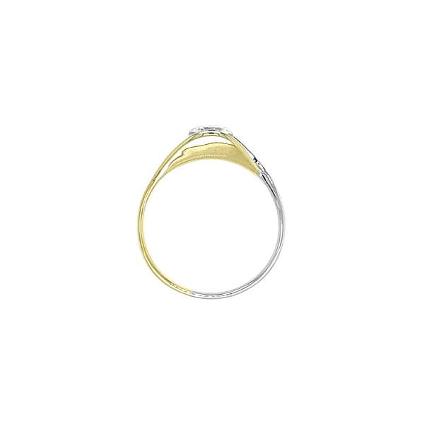 Nhẫn vàng đính đá cubic zirconia