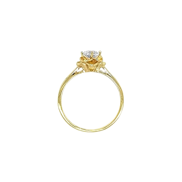 Nhẫn vàng đính đá zircon