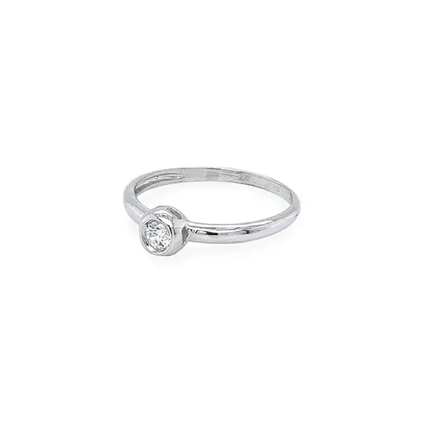 Nhẫn vàng đính đá zircon