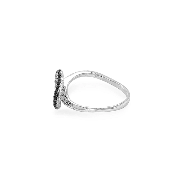 Nhẫn vàng hình trái tim đính đá zircon