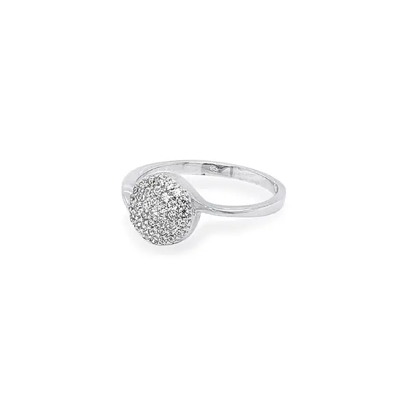 Nhẫn vàng đính đá zircon