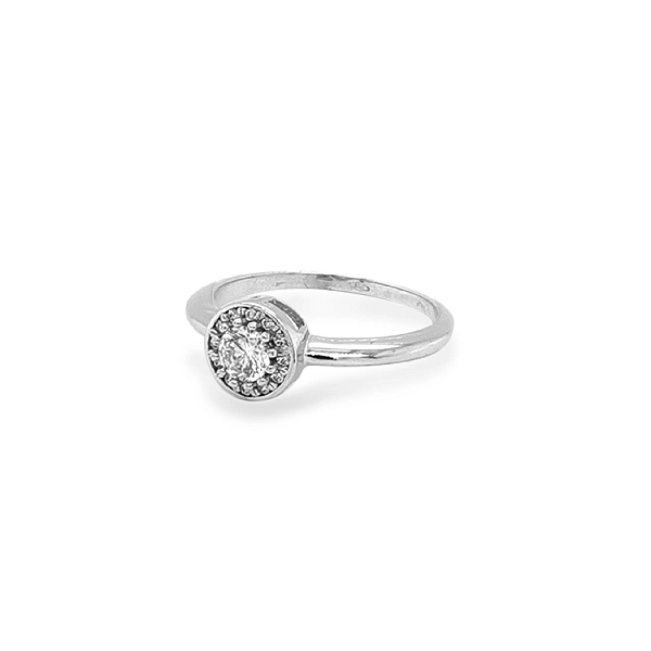 Nhẫn vàng đính đá zircon