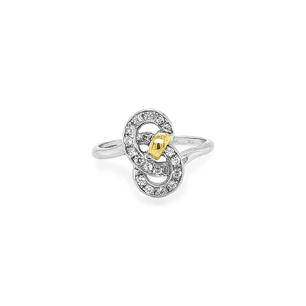 Nhẫn vàng đính đá zircon