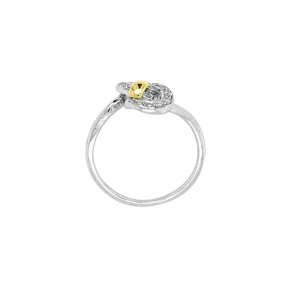 Nhẫn vàng đính đá zircon