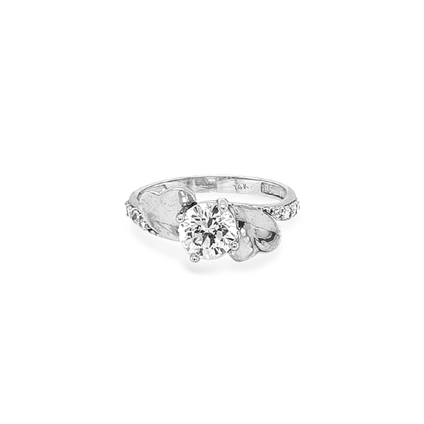Nhẫn vàng đính đá zircon