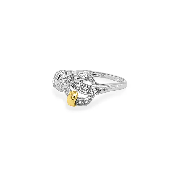 Nhẫn vàng đính đá zircon