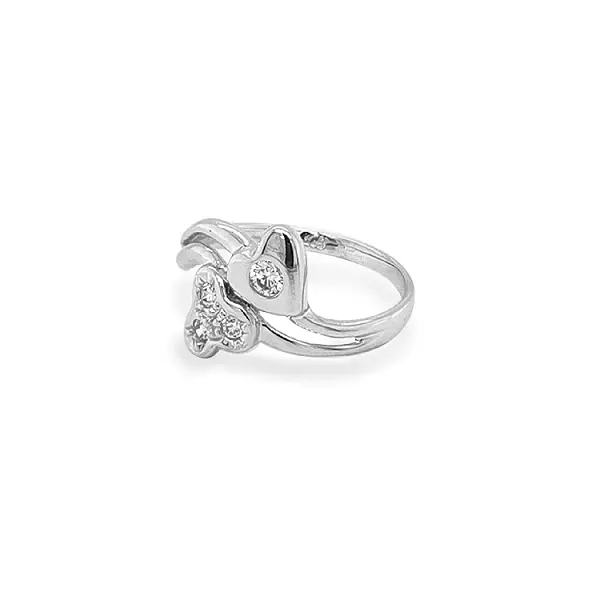 Nhẫn vàng đính đá zircon