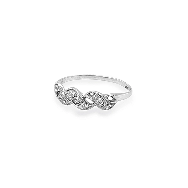 Nhẫn vàng đính đá zircon